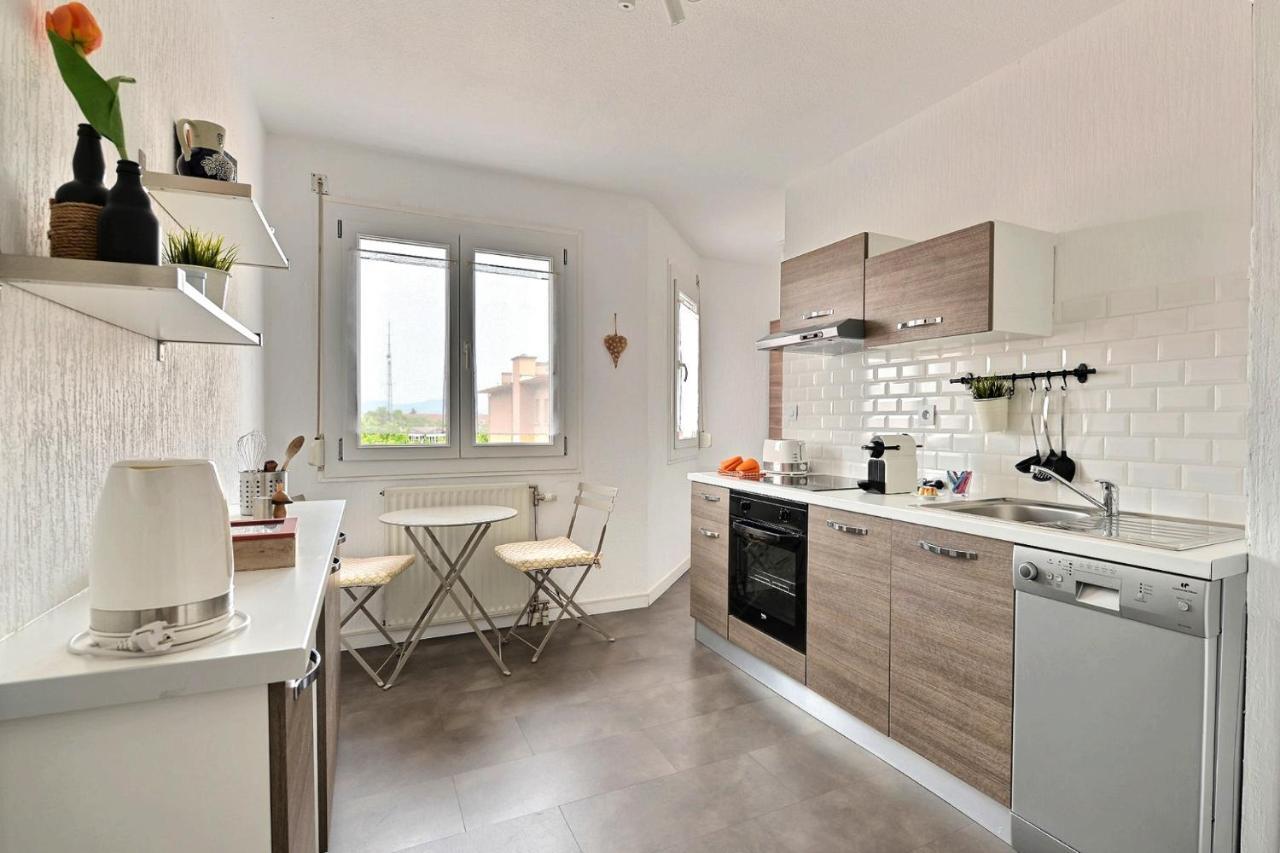 Ferienwohnung Le Petit Nid De Max Et Sophie 1Free Garage Colmar Exterior foto
